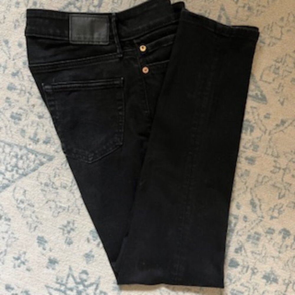 🧡3/15 American Eagle Airflex+ Black Jeans Women's 30x30
